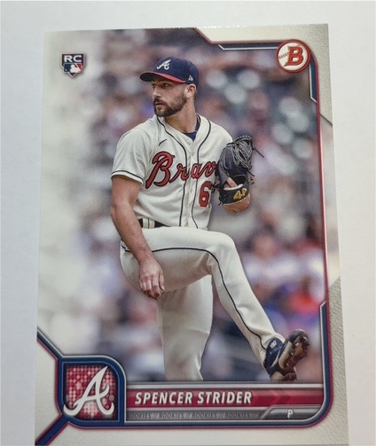 2022 Bowman #41 Spencer Strider — front