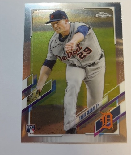 2021 Topps Chrome #103 Tarik Skubal — front