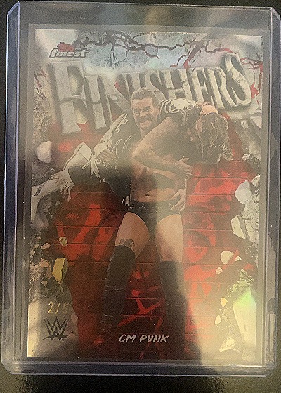 2025 Topps Finest WWE Finishers #FNS-CM CM Punk — front