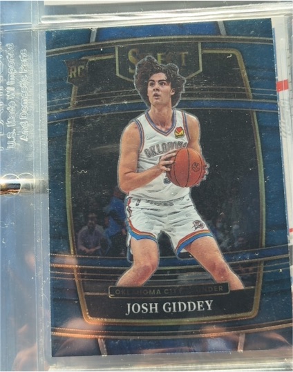 2021-22 Panini Select #58 Josh Giddey — front