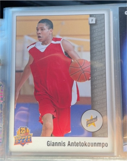 2014 Upper Deck 25th Anniversary #127 Giannis Antetokounmpo Rookie — front
