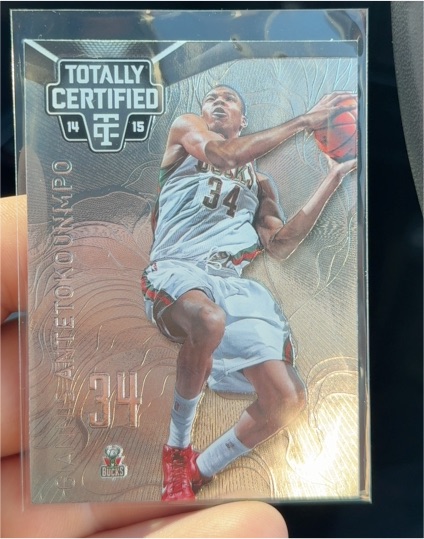 2014-15 Panini Totally Certified #34 Giannis Antetokounmpo — front