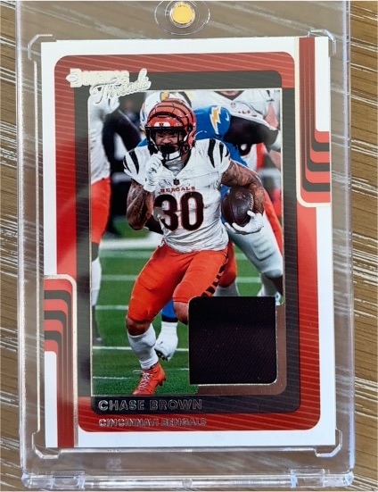 2025 Panini Donruss Threads #DTH-CBN Chase Brown — front
