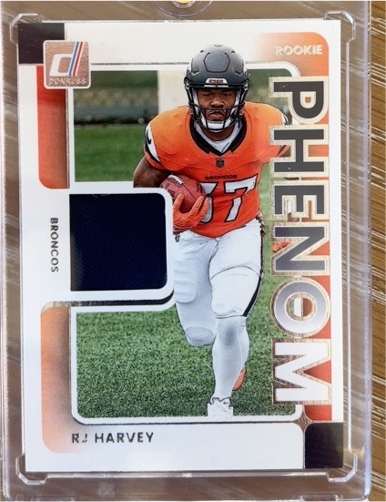 2025 Panini Donruss #RPJ-RHY RJ Harvey Rookie Phenom Jerseys — front