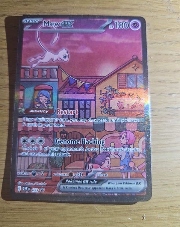 2023 Pokémon Scarlet & Violet Black Star Promo #053 Mew EX — front