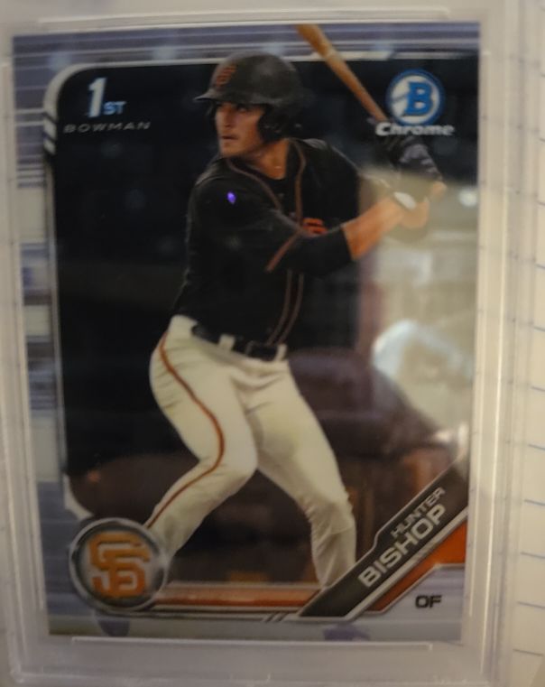 2019 Bowman Chrome Draft #BDC-31 Hunter Bishop — front