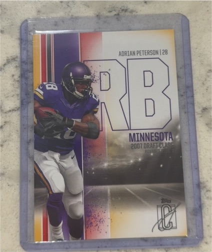 2024 Topps Signature Class #31 Adrian Peterson — front