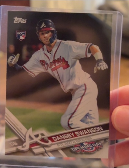 2017 Topps Opening Day #195 Dansby Swanson — front