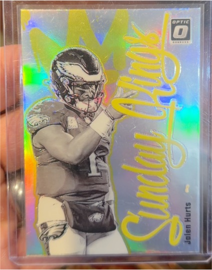 2024 Panini Donruss Optic Sunday Kings #18 Jalen Hurts — front