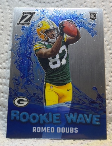 2022 Panini Zenith #RW-RD Romeo Doubs Rookie Wave — front