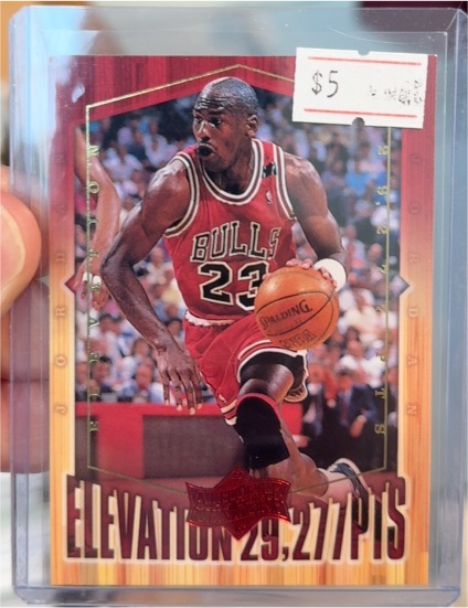 1999 Upper Deck Elevation 29,277 Athlete of the Century #EL6 Michael Jordan — front