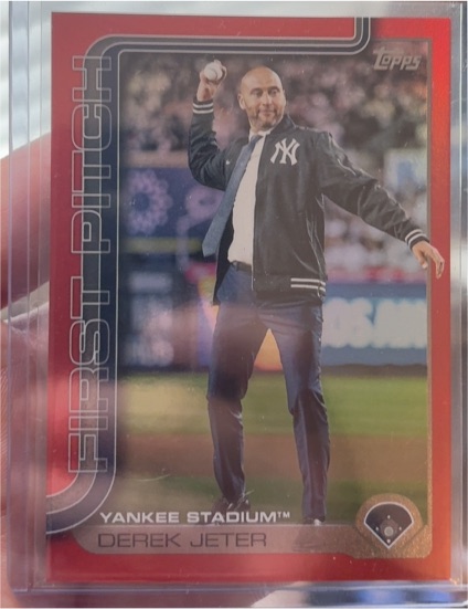 2025 Topps Update First Pitch #FPU-8 Derek Jeter — front