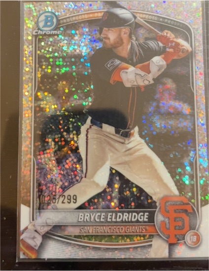 2025 Bowman Chrome #BCP-180 Bryce Eldridge — front