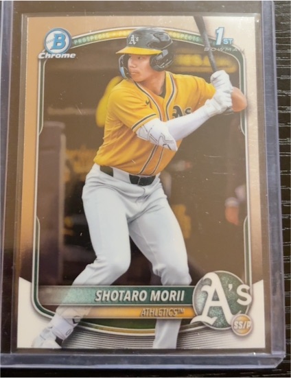 2025 Bowman Chrome #BCP-170 Shotaro Morii — front