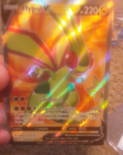 2022 Pokemon Brilliant Stars #164 Flygon V — front