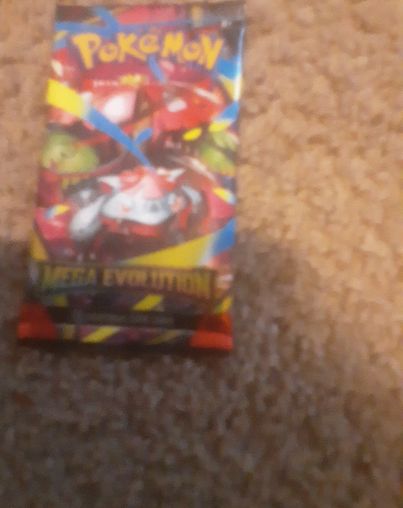 Pokemon Mega Evolutions Booster Pack — front