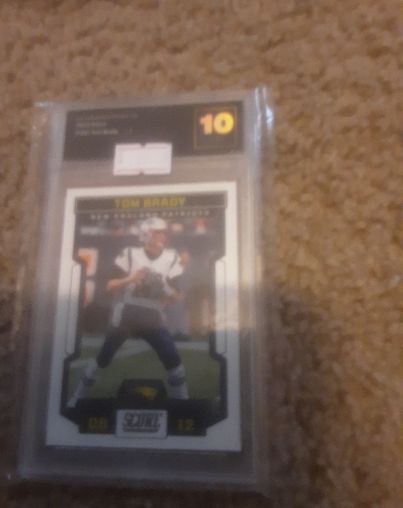 2012 Score #08 Tom Brady — front