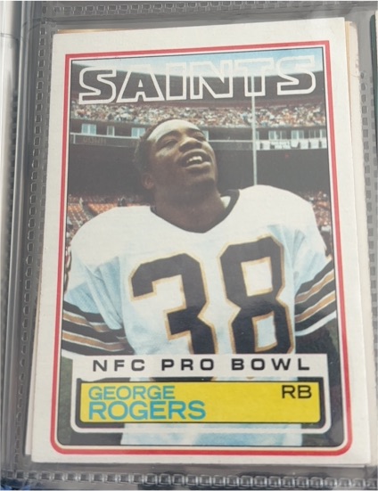1983 Topps #117 George Rogers — front