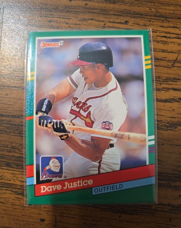 1991 Donruss #548 Dave Justice — front