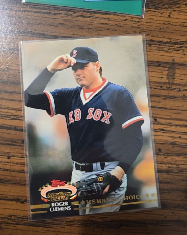 1992 Topps Stadium Club #593 Roger Clemens — front