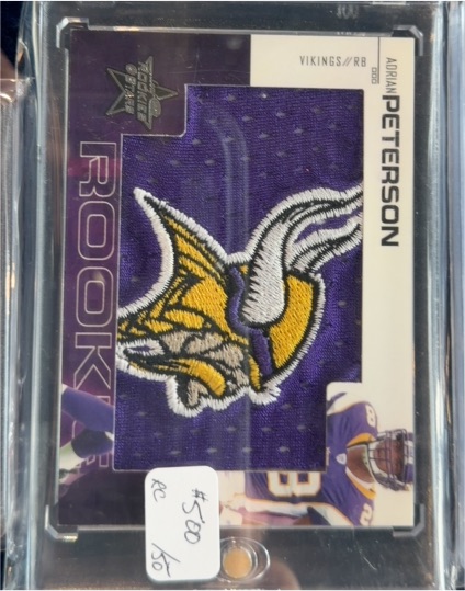 2007 Leaf Rookies & Stars #256 Adrian Peterson — front
