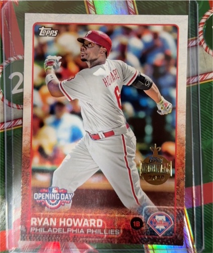 2019 Topps Opening Day #OD-6 Ryan Howard — front
