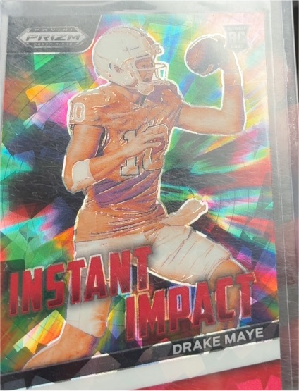 2024 Panini Prizm Draft Picks #II-DM Drake Maye Instant Impact — front