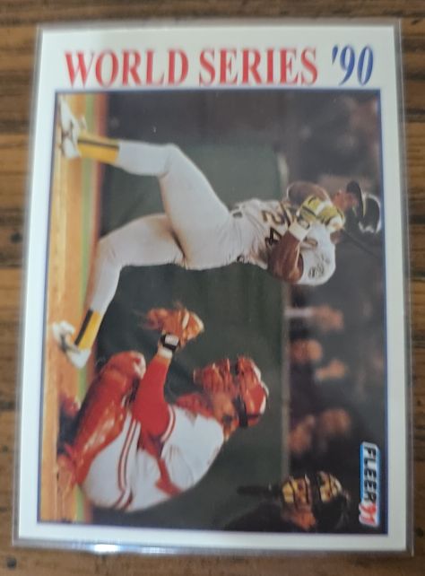1991 Fleer World Series #4 Rickey Henderson — front