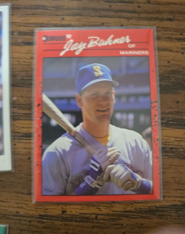 1990 Donruss #448 Jay Buhner — front