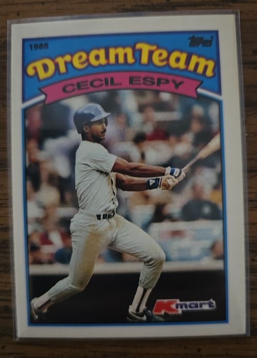 1989 Topps Kmart Dream Team #6 Cecil Espy — front