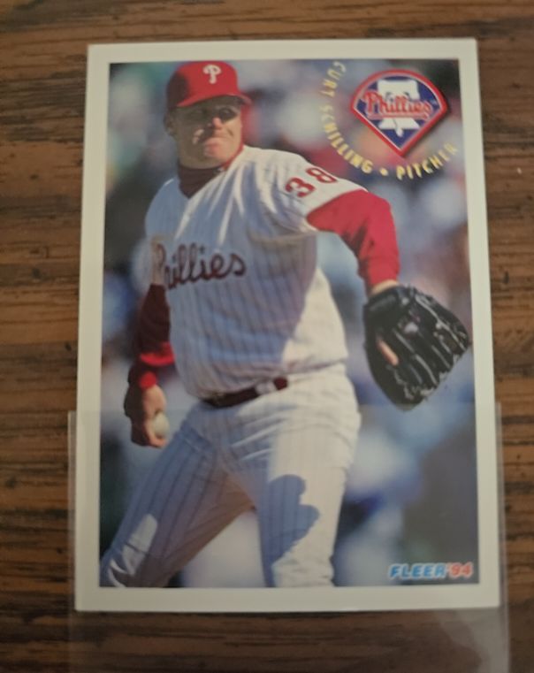 1994 Fleer #600 Curt Schilling — front