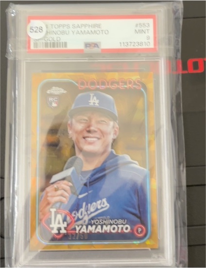 2024 Topps Sapphire #553 Yoshinobu Yamamoto — front