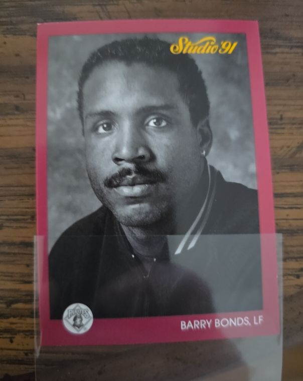 1991 Studio #222 Barry Bonds — front
