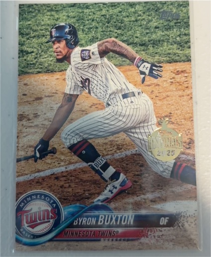 2018 Topps #127 Byron Buxton — front