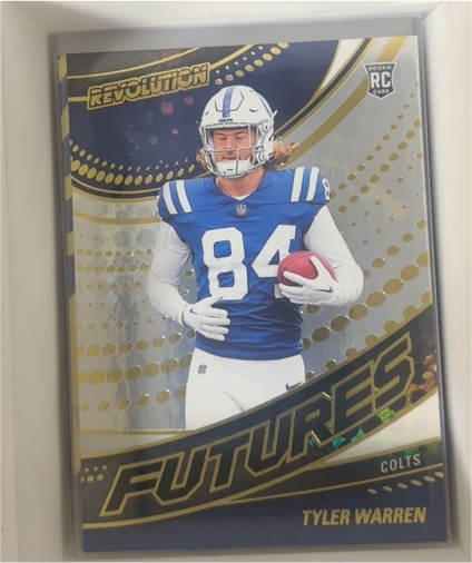 2025 Panini Revolution #21 Tyler Warren Futures — front