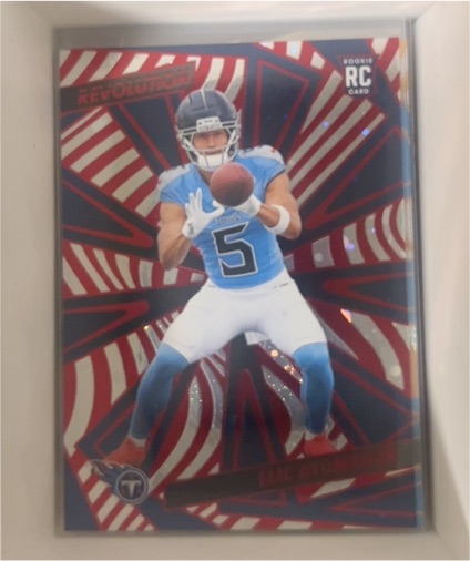 2025 Panini Revolution #209 Elic Ayomanor Rookie — front