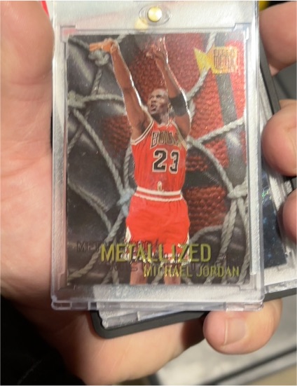 1996-97 Fleer Metal Metallized #128 Michael Jordan — front