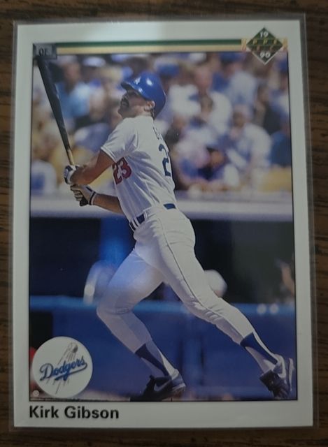 1990 Upper Deck #264 Kirk Gibson — front