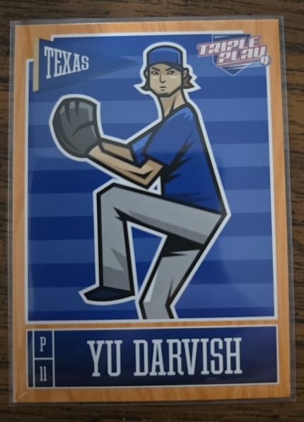 2013 Panini Triple Play #82 Yu Darvish — front