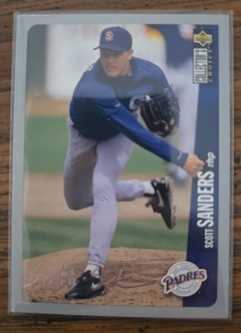 1996 Upper Deck Collector's Choice #703 Scott Sanders — front