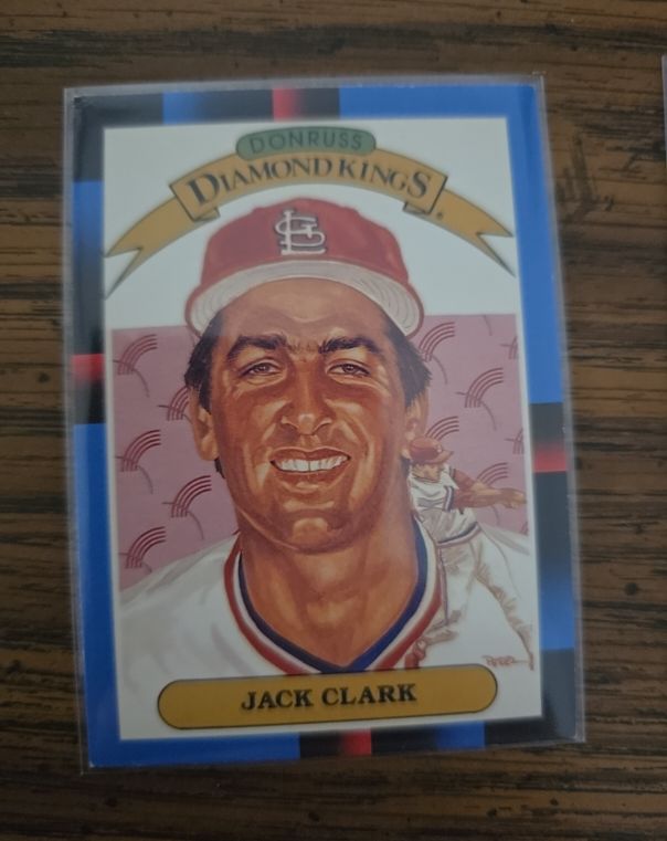 1988 Donruss Diamond Kings #15 Jack Clark — front