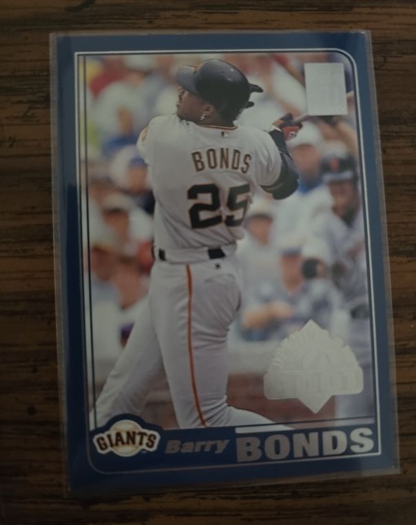 2001 Topps #117 Barry Bonds — front