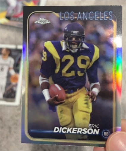 2024 Topps Chrome #104 Eric Dickerson — front
