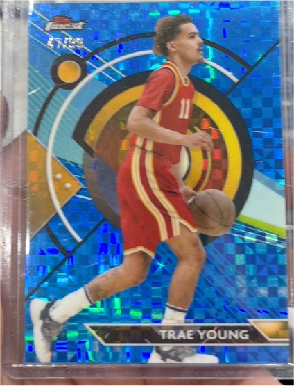 2023-24 Topps Finest #2 Trae Young — front
