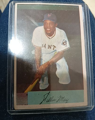 1954 Bowman #89 Willie Mays — front