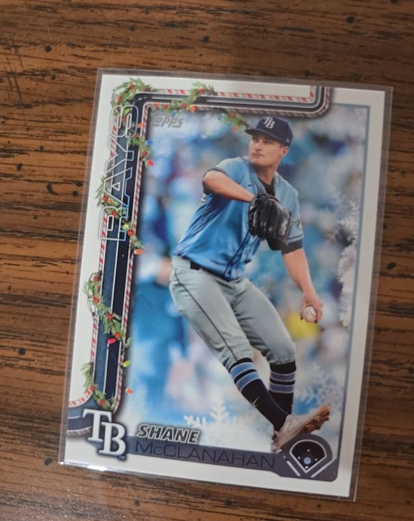 2025 Topps Holiday #H28 Shane McClanahan — front