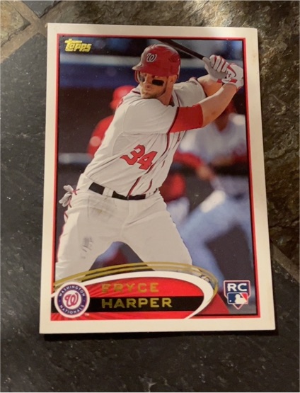 2012 Topps #661 Bryce Harper — front