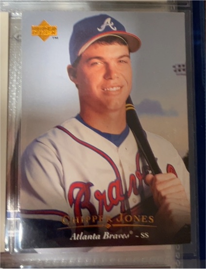 1995 Upper Deck #293 Chipper Jones — front