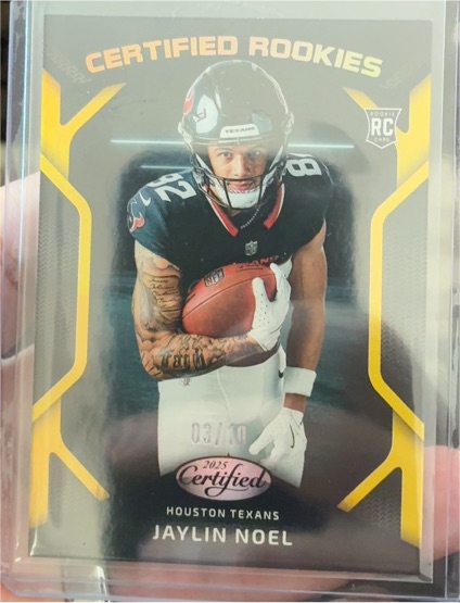 2025 Panini Certified Certified Rookies #CRK-JNL Jaylin Noel — front