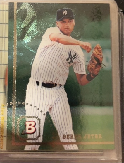 1994 Bowman Foil #376 Derek Jeter — front